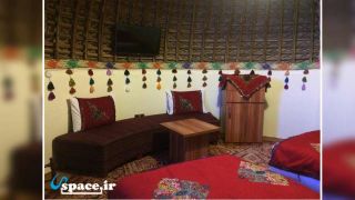 نمای اتاق هتل سنتی پارسیان قلعه گنج ( کپری ) - قلعه گنج - کرمان